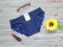 QUẦN LÓT NỮ SAKI 399 - BLOCK 5 CÁI - MÀU XANH